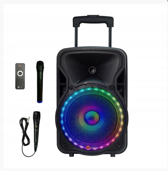N-GEAR THE FLASH 1205 SPEAKER ON WHEELS POWER 300W Batteries included no