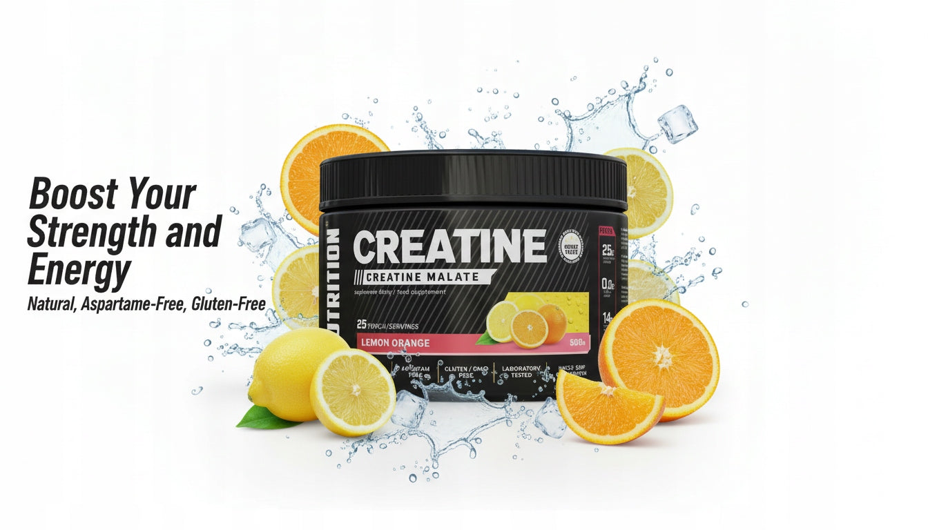 N-NUTRITION CREATINE MALATE 500 G TASTE ORANGE LEMON Brand no brand