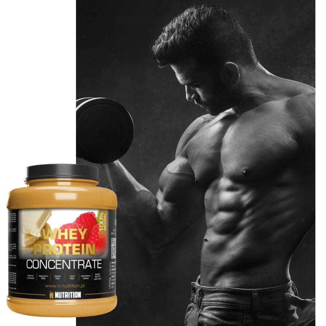 N-NUTRITION WPC 80 1000 G WHEY PROTEIN RASPBERRY WHITE CHOCOLATE Expiration date at least 1 year from the date of purchase