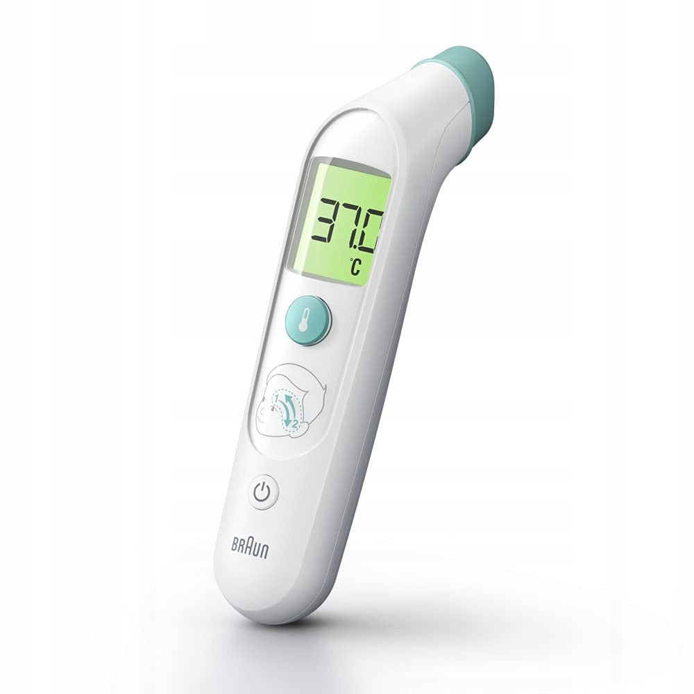 N333 Front thermometer Braun TempleSwipe BST200 white with display