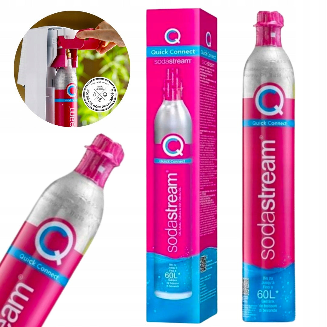 NABÓJ BUTLA CYLINDER WYMIANA CO2 DO GAZOWANIA SATURATORA SODASTREAM 425g
