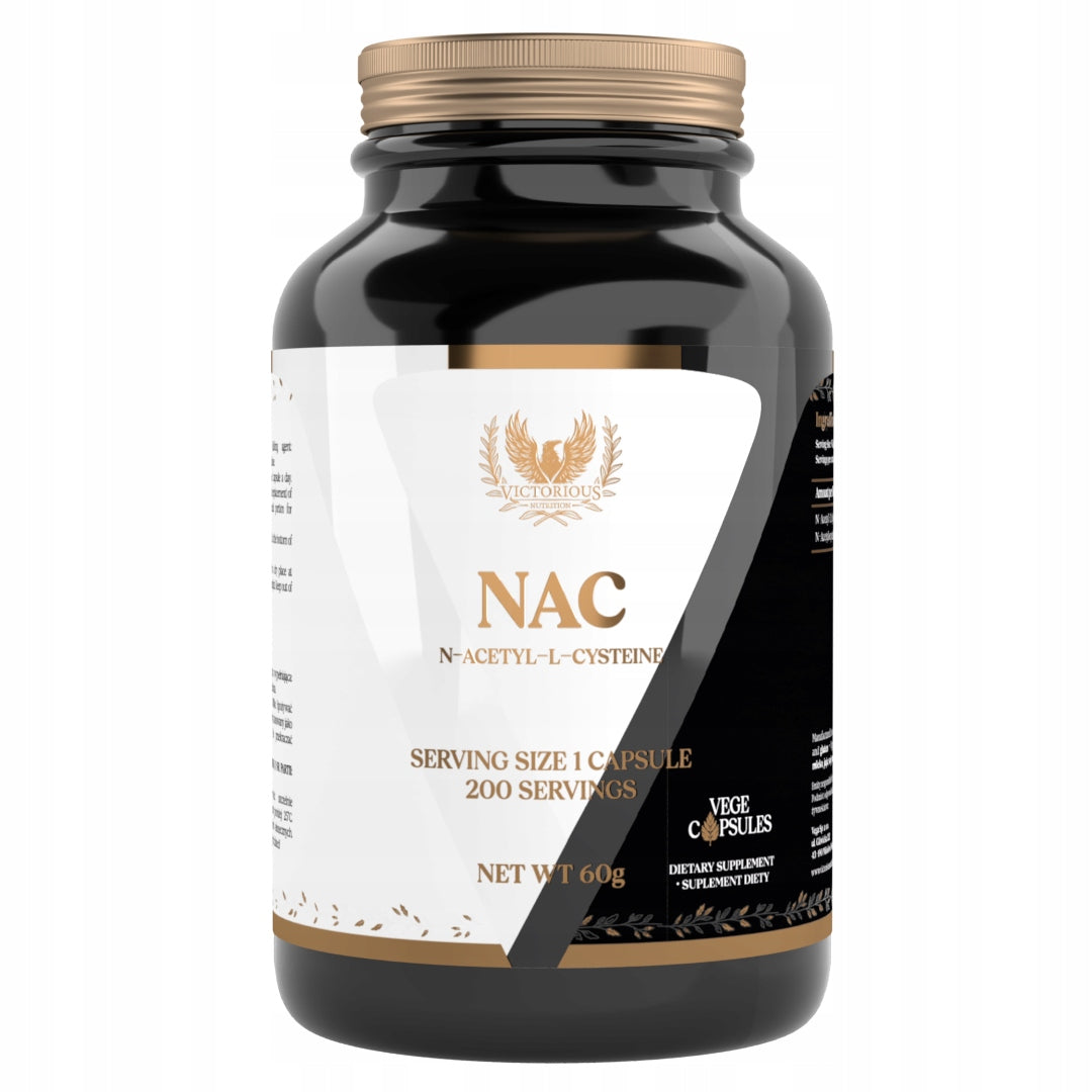 NAC 200 capsules 200mg N-acetyl-L-cysteine Purification Liver Victorious