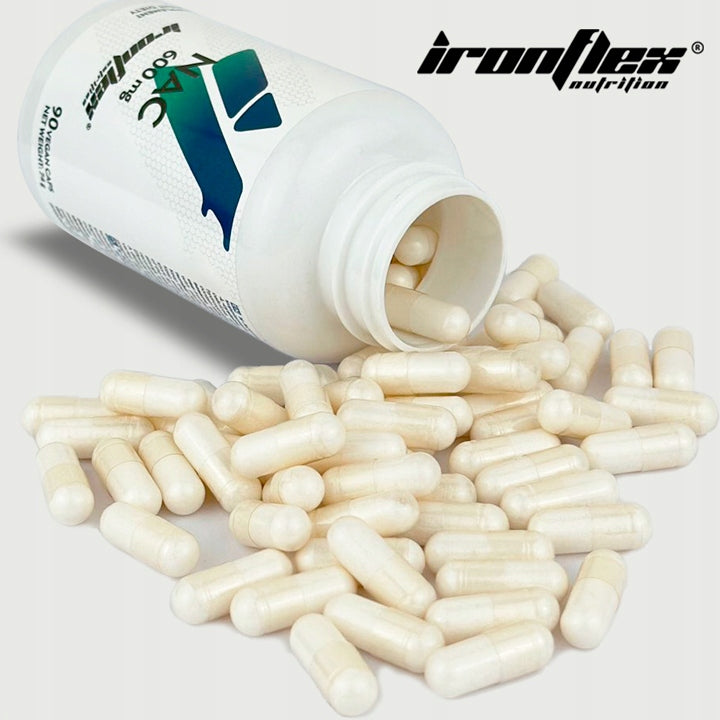 NAC 600 mg IronFlex N-ACETYL L-CYSTEINE 90 capsules DETOX LIVER PROTECTION Brand IronFlex