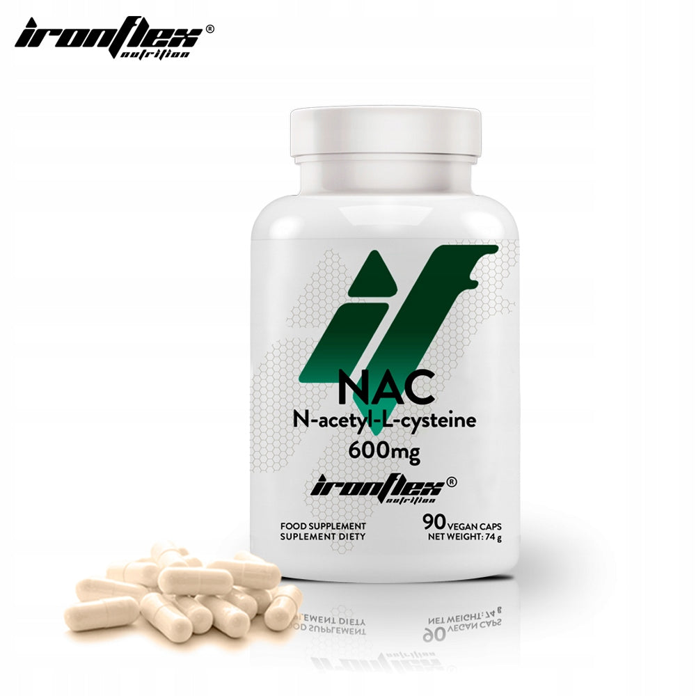 NAC 600 mg IronFlex N-ACETYL L-CYSTEINE 90 capsules DETOX LIVER PROTECTION Medical device no