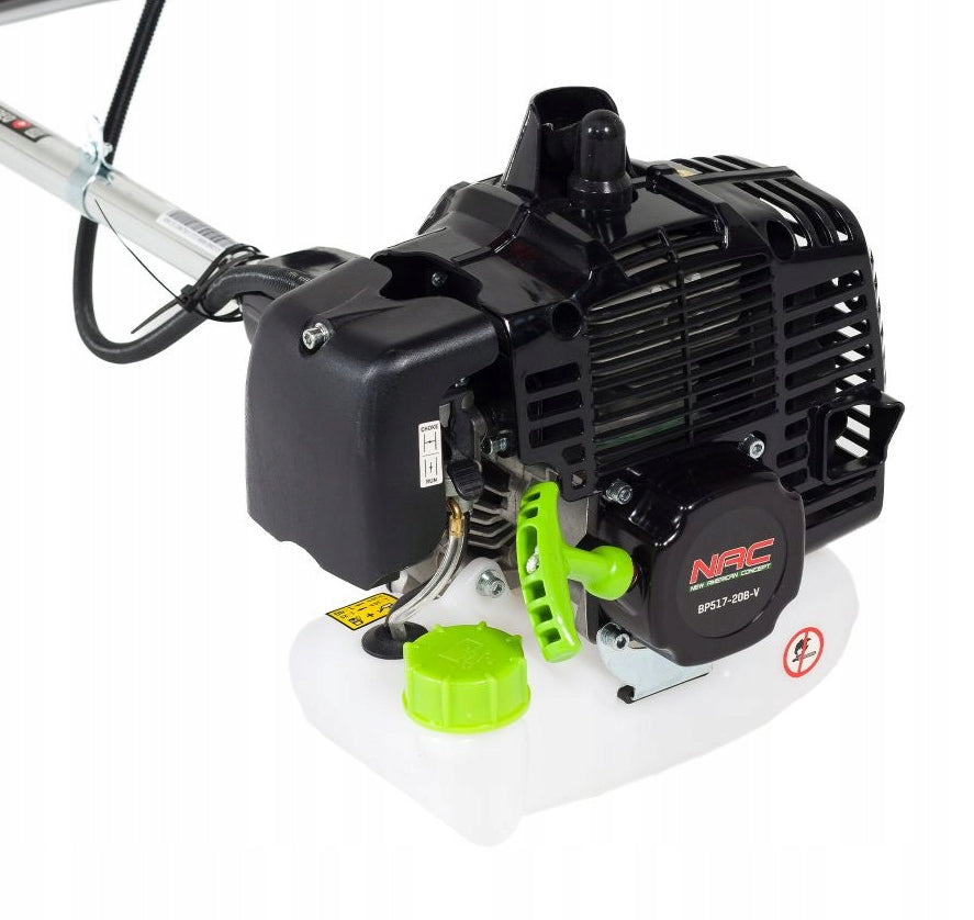 NAC BP517-20B-V SCYTHE COMBUSTION TRIMMER 2,3KM FISHING LINE/DISC 51,7cm3 Engine power 1700 W