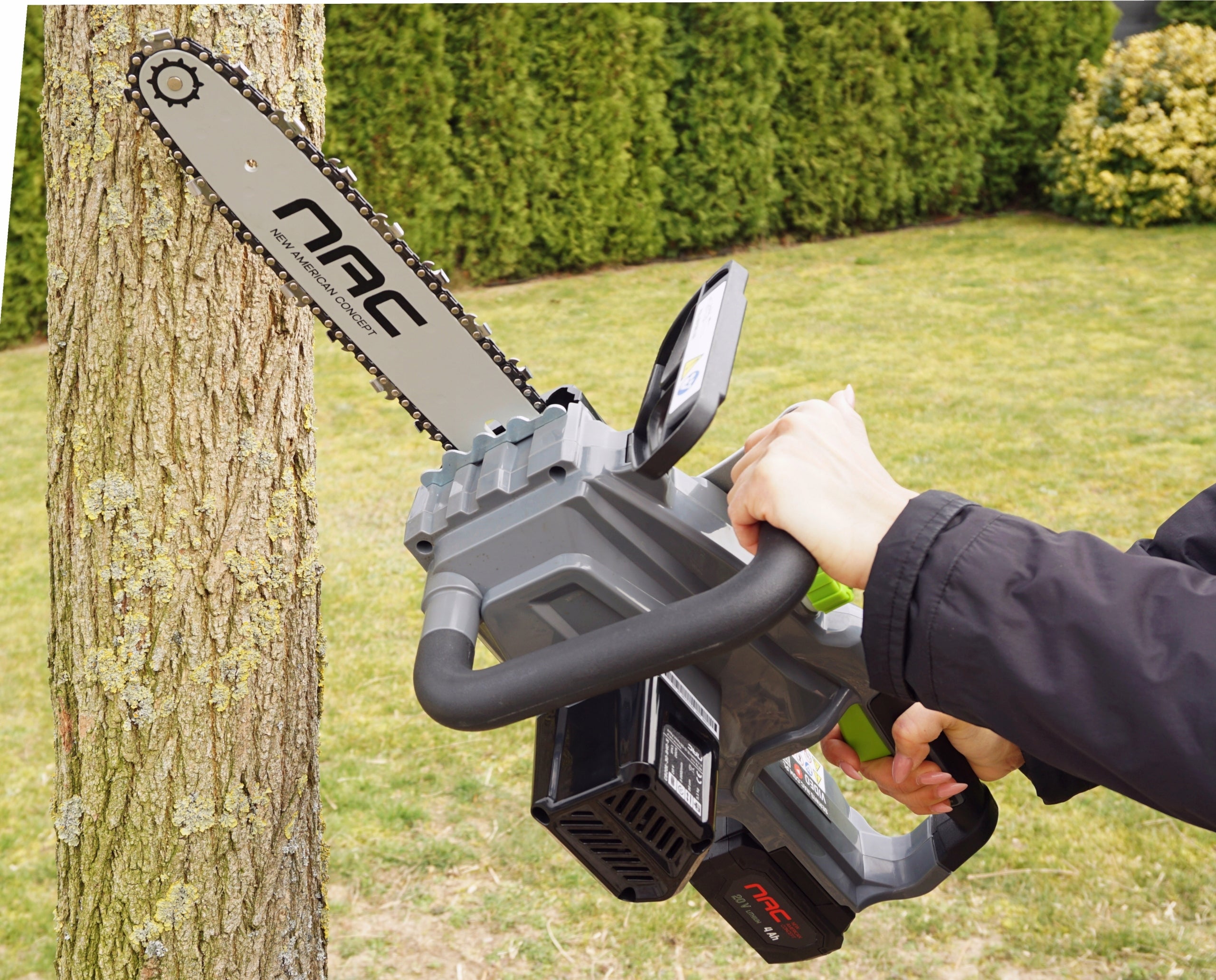 NAC CORDLESS SAW CB20E-30-B40-S 1 x 4 Ah charger set Chain manufacturer NAC