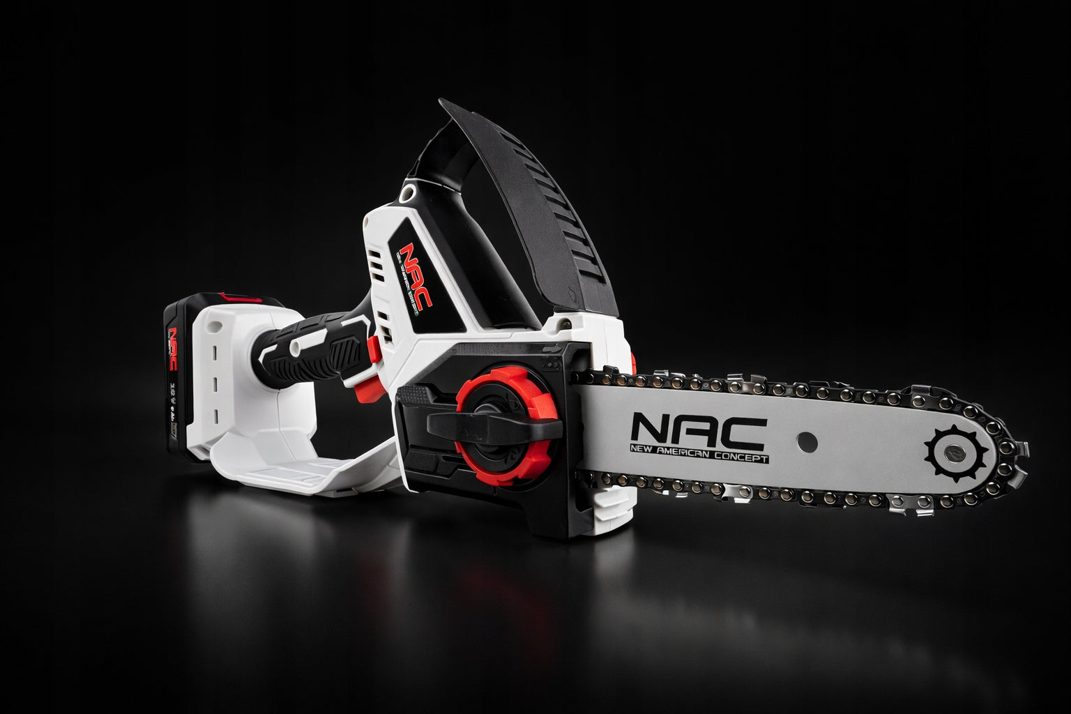 NAC CORDLESS WOOD CHAINSAW GUIDE CHAIN 18V 2AH Series NARZĘDZIA AKUMULATOROWE 18 V