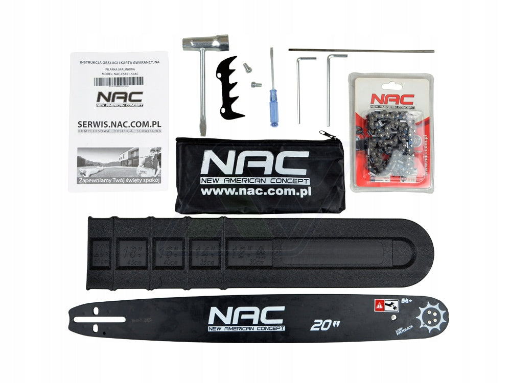 NAC CST61-50AC CHAINSAW DIESEL 3,9 KM GUIDE 51 CM Guide manufacturer NAC