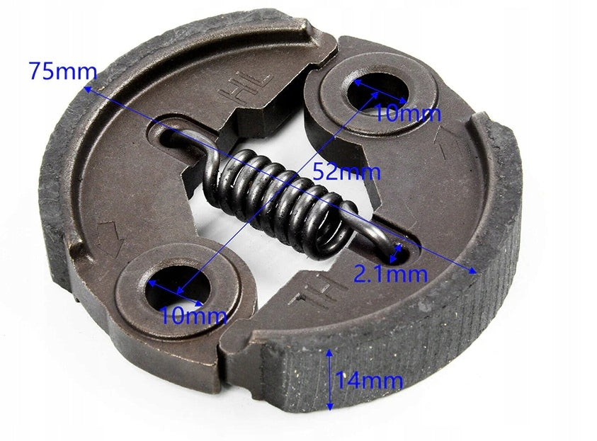 NAC DEMON Combustion Scythe Clutch Kit Clutch + Spring Screws 40-50cc Brand Nordkraft
