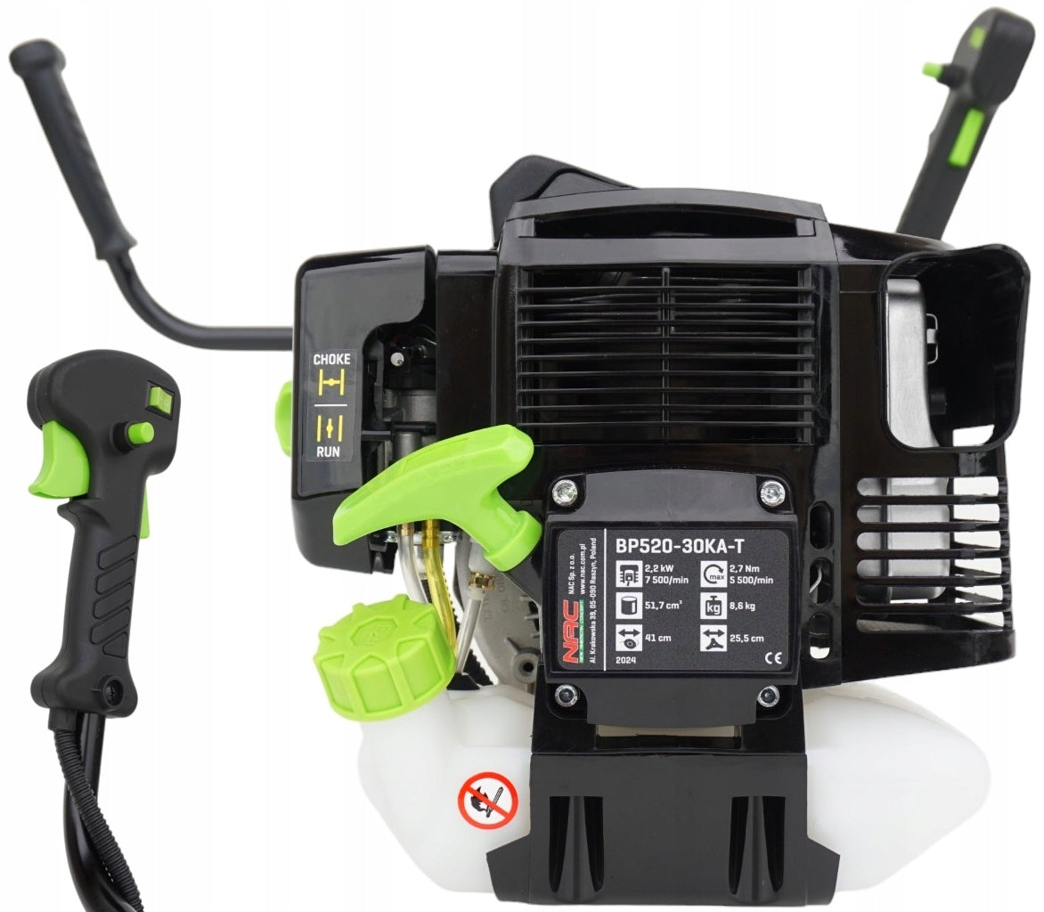NAC Diesel scythe BP520-30KA-T SHIELD LINE HEAD 3HP engine 51,7cm Brand NAC
