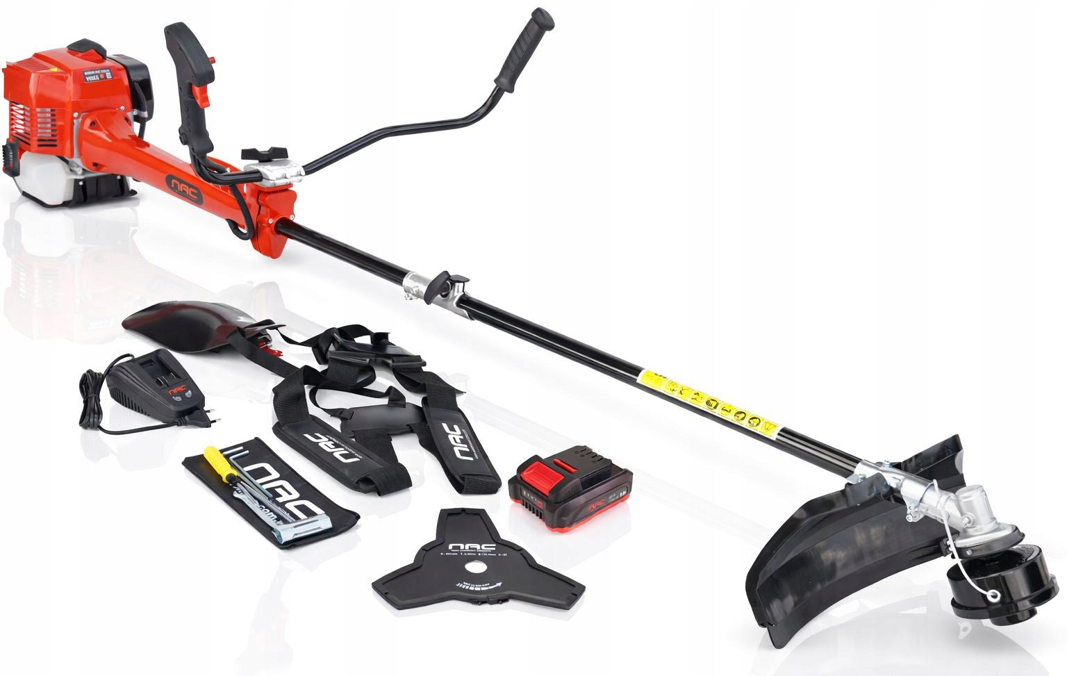 NAC Diesel scythe with electric starter BP520-30-KA-E-T disc 3HP Power supply combustion