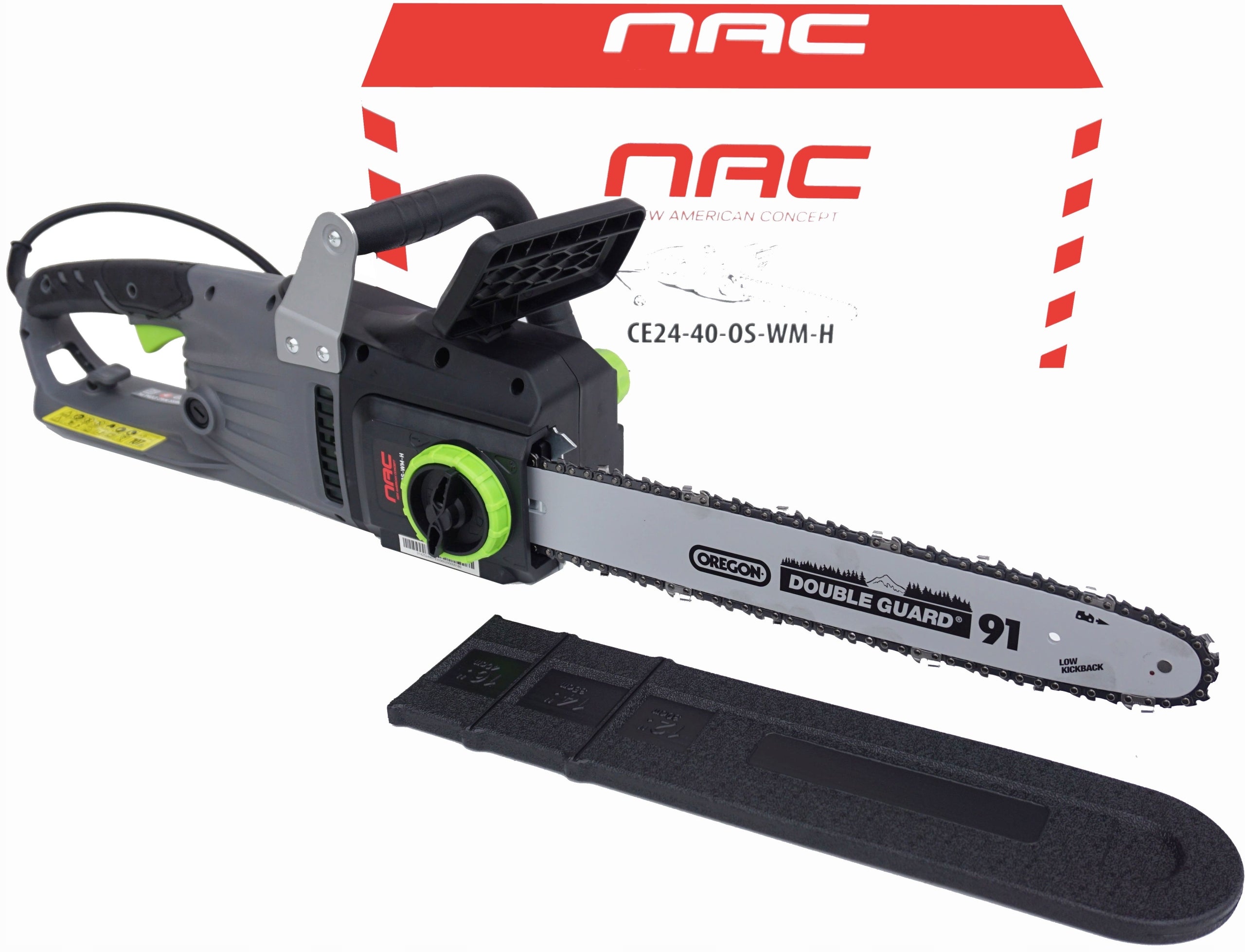 NAC ELECTRIC CHAINSAW CE24-40-OS-WM-H OREGON longitudinal motor Brand NAC