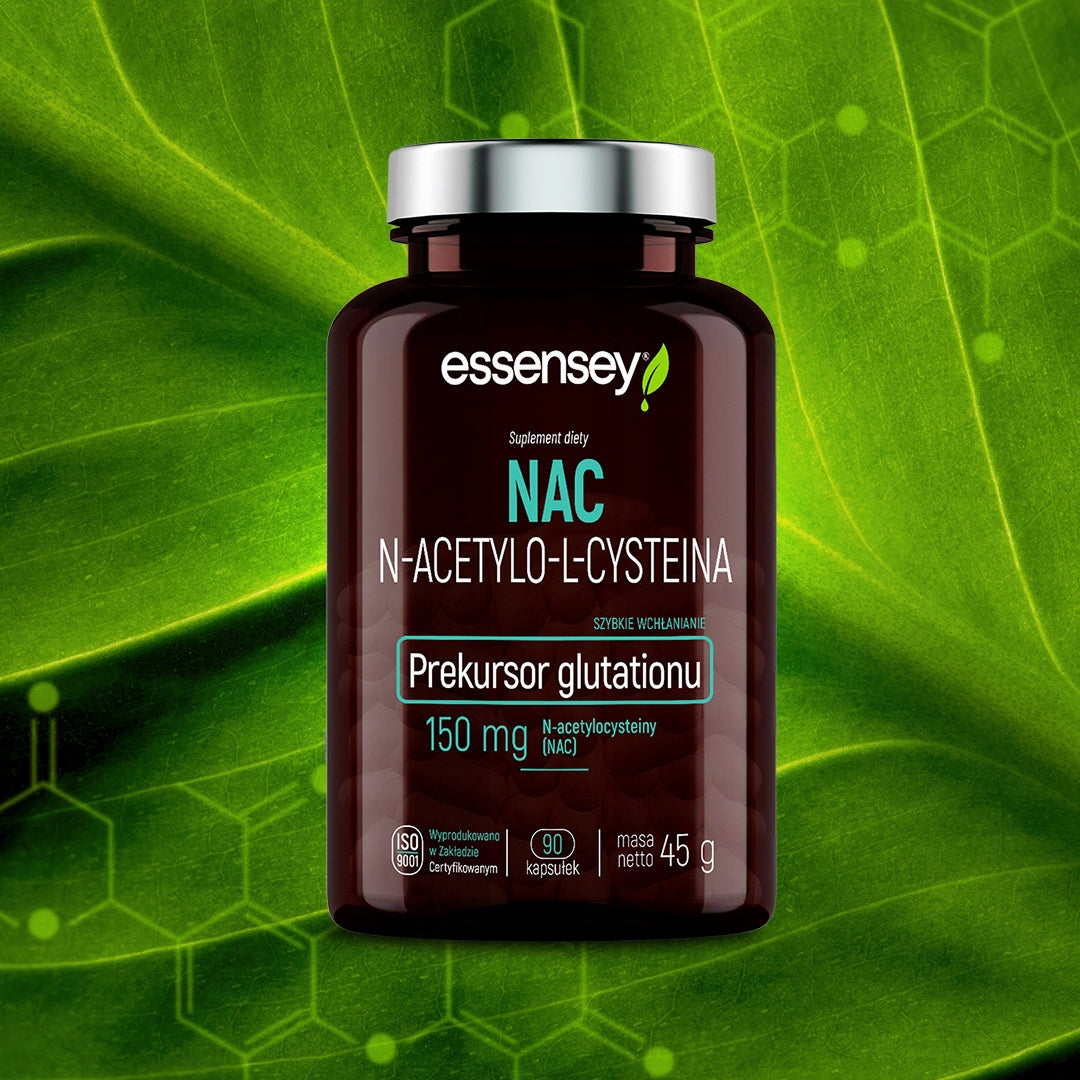 NAC FAST-ABSORBING GLUTATHIONE N-ACETYL L-CYSTEINE FOR 90 DAYS VEGE Brand Essensey
