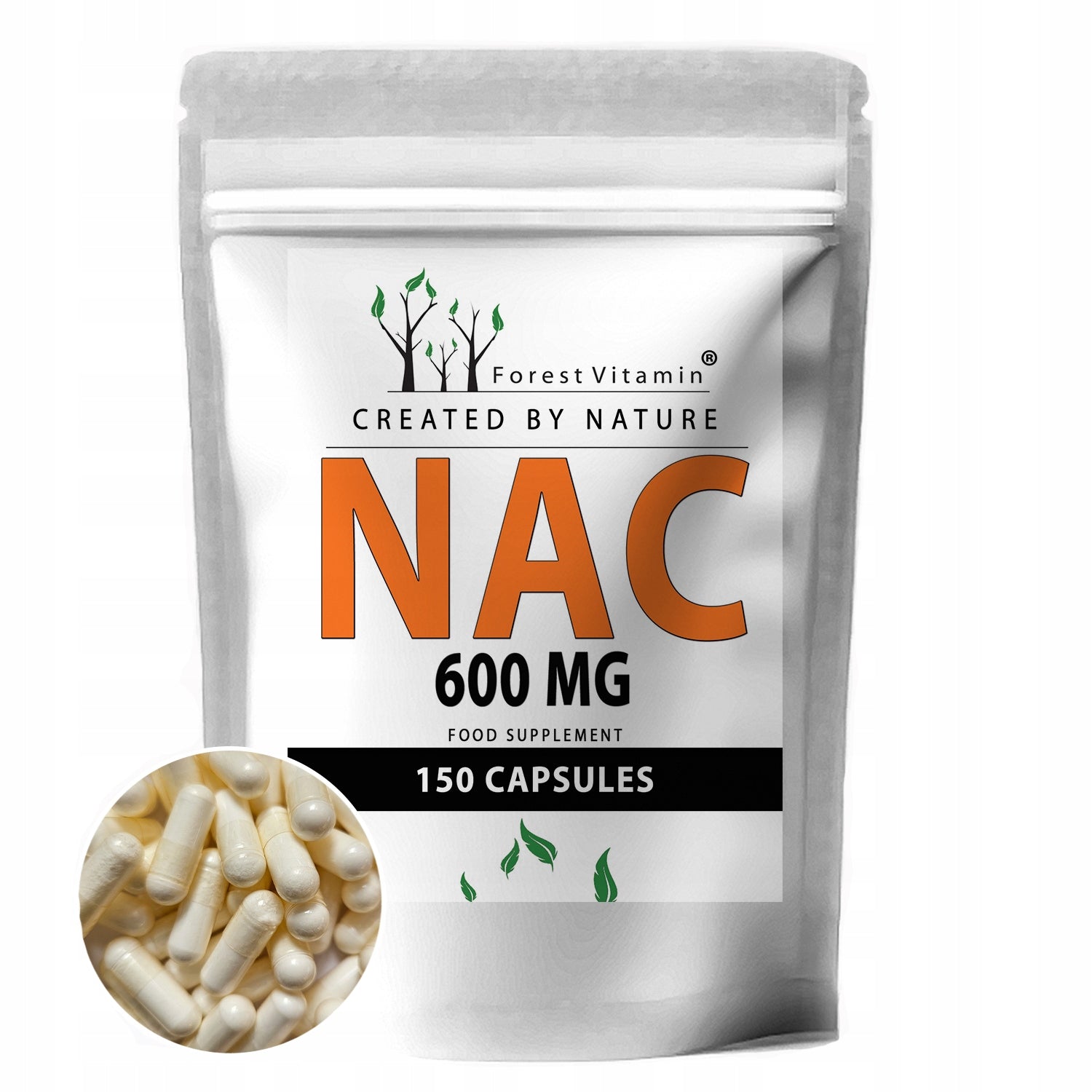 NAC N-ACETYL L-CYSTEINE 600mg REMOVES TOXINS 150 caps STRONG ANTIOXIDANT