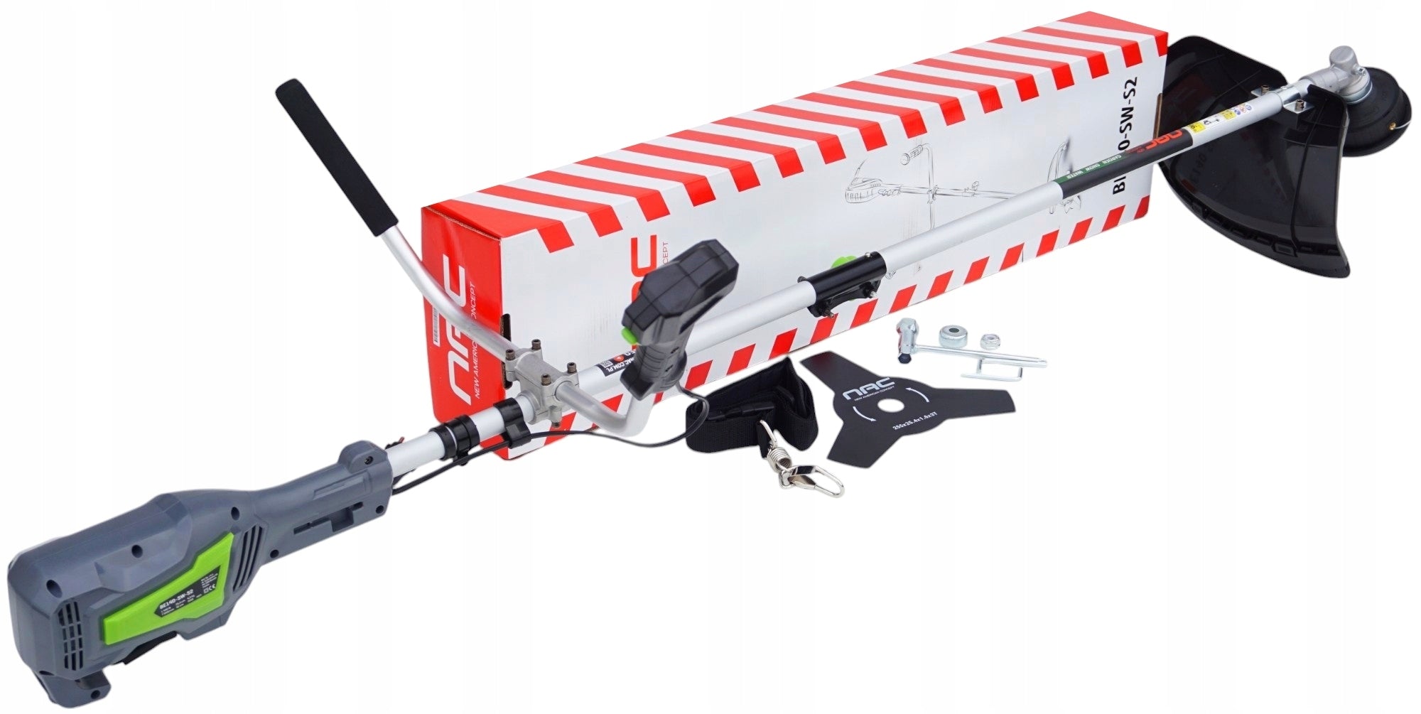NAC SCYTHE ELECTRIC TRIMMER BE140-SW-S2 knife disc head line Model BE140-SW-S