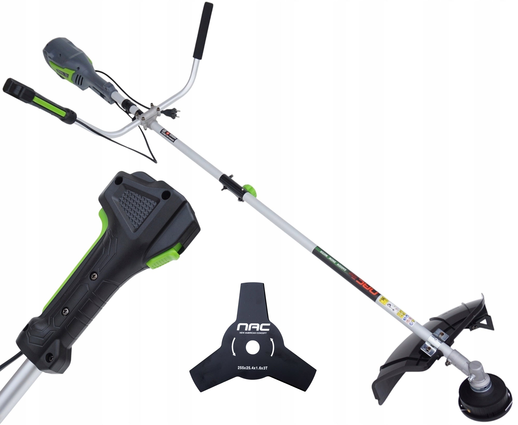 NAC SCYTHE ELECTRIC TRIMMER BE140-SW-S2 knife disc head line Tool weight 5 kg