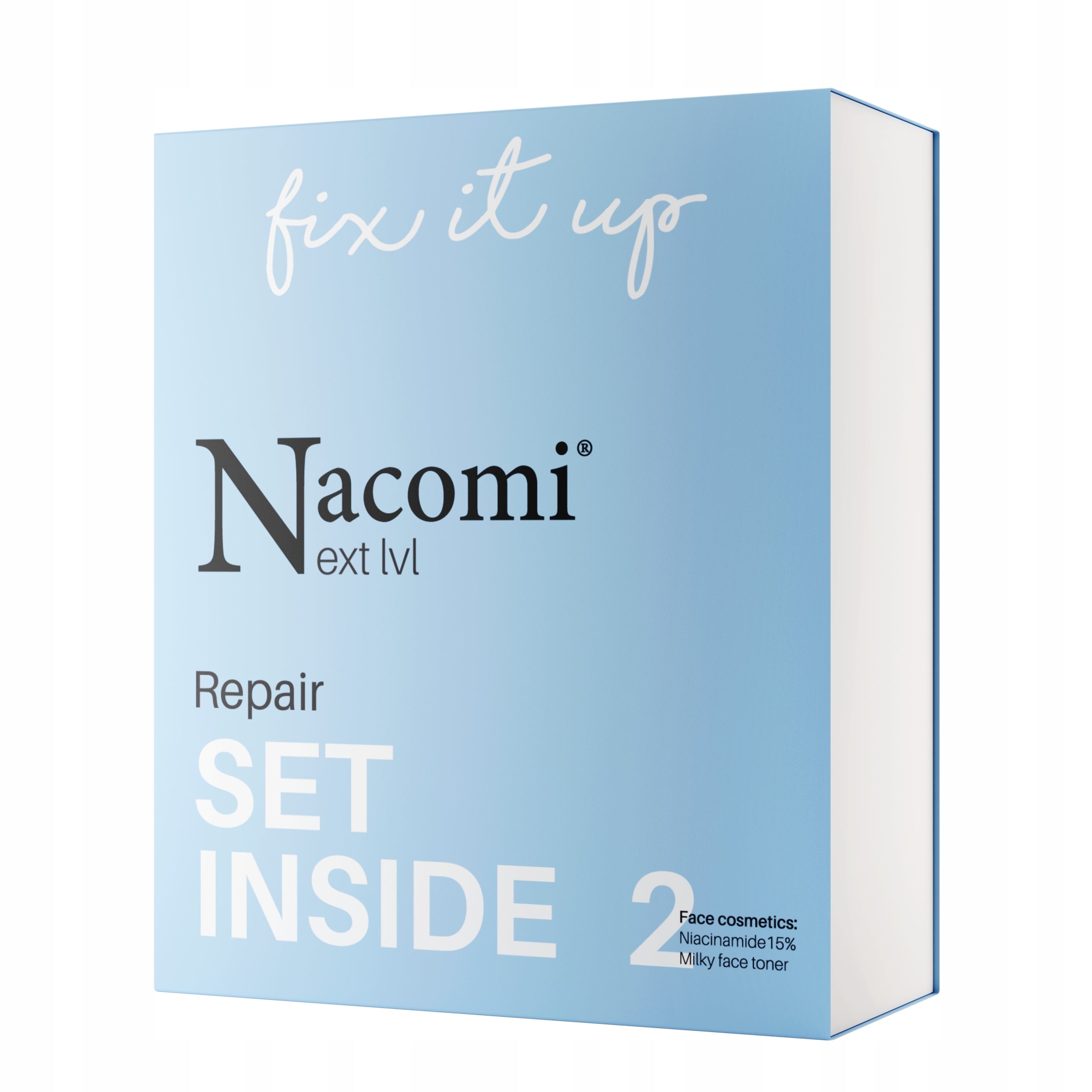 Set Nacomi Next Lvl: Repair Niacinamide 15 %, 30 ml + Tonic, 100 ml 