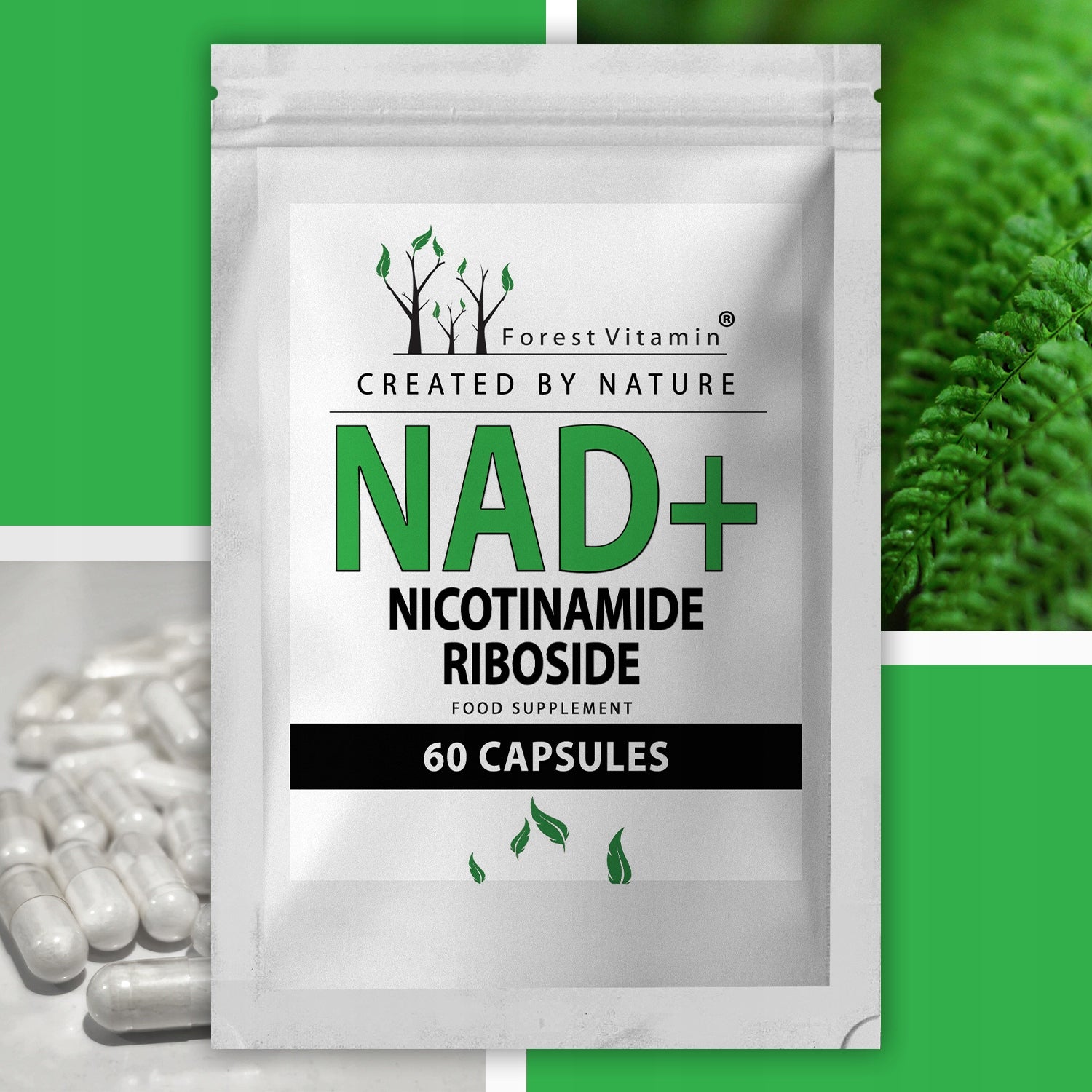 NAD+ 60caps Mitochondrial Biogenesis Energy Nicotinamide Riboside CELLS EAN (GTIN) 5904890311787