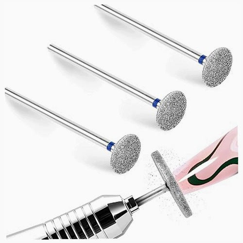 NAIL BITS DISC DIAMOND SET OF 3 Leather DRILLS