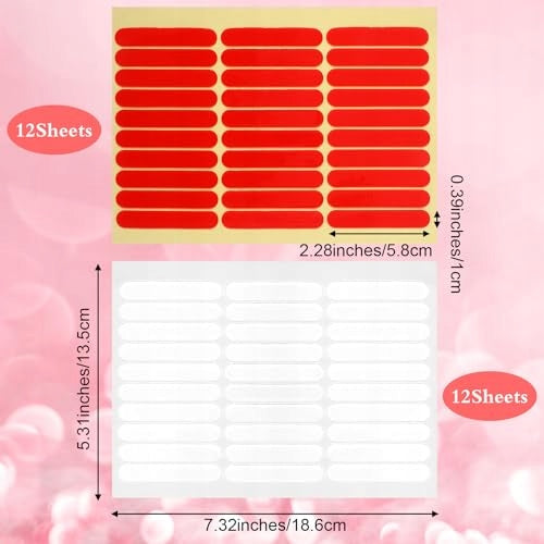 NAIL STICKERS ACRYLIC SELF ADHESIVE DIY SET OF 360 PIECES acrylic Manufacturer code Bez marki