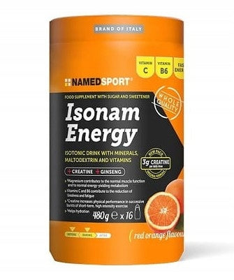 NAMEDSPORT Isonam Energy isotonic drink 480g orange