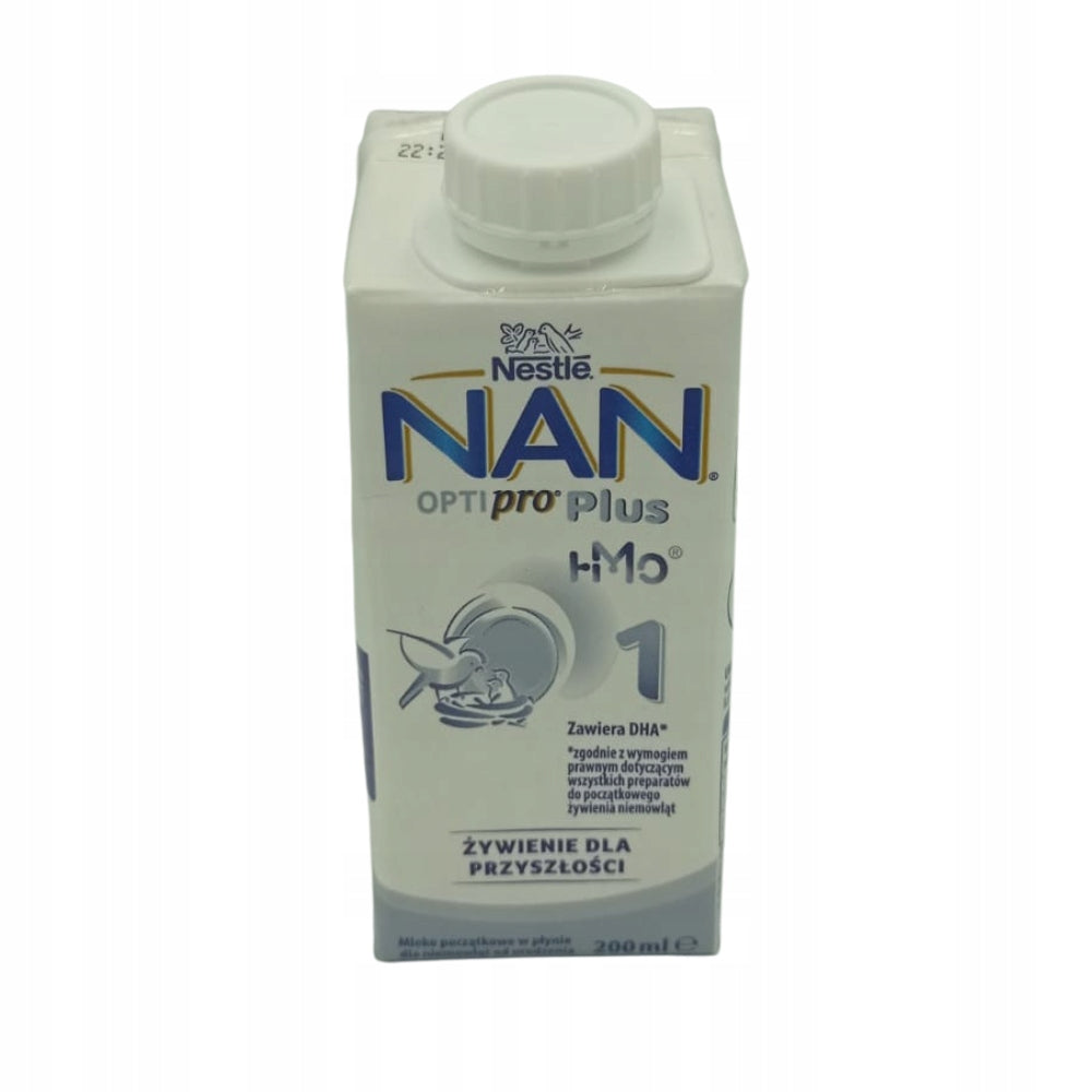NAN OPTIPRO Plus 1 HMO Initial liquid milk for infants from birth Manufacturer code 8445290182715
