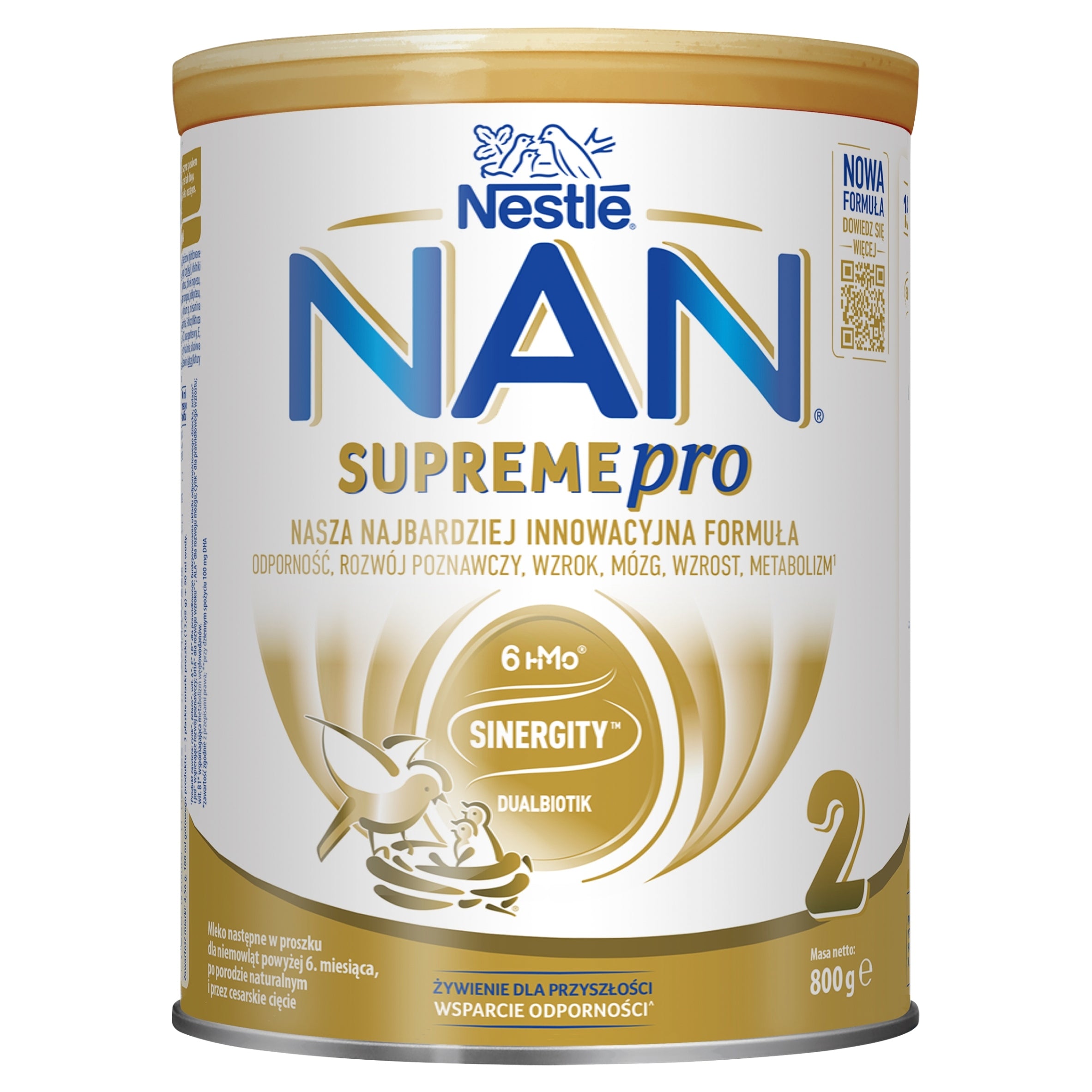 NAN SUPREMEPRO 2 Milk over 6 months Set of 2x800 g Manufacturer code 7613035943742