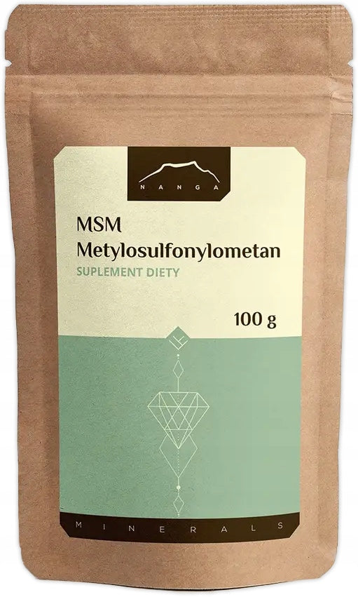NANGA Methylsulfonylmethane MSM powder 100g JOINTS SKIN HAIR NAILS