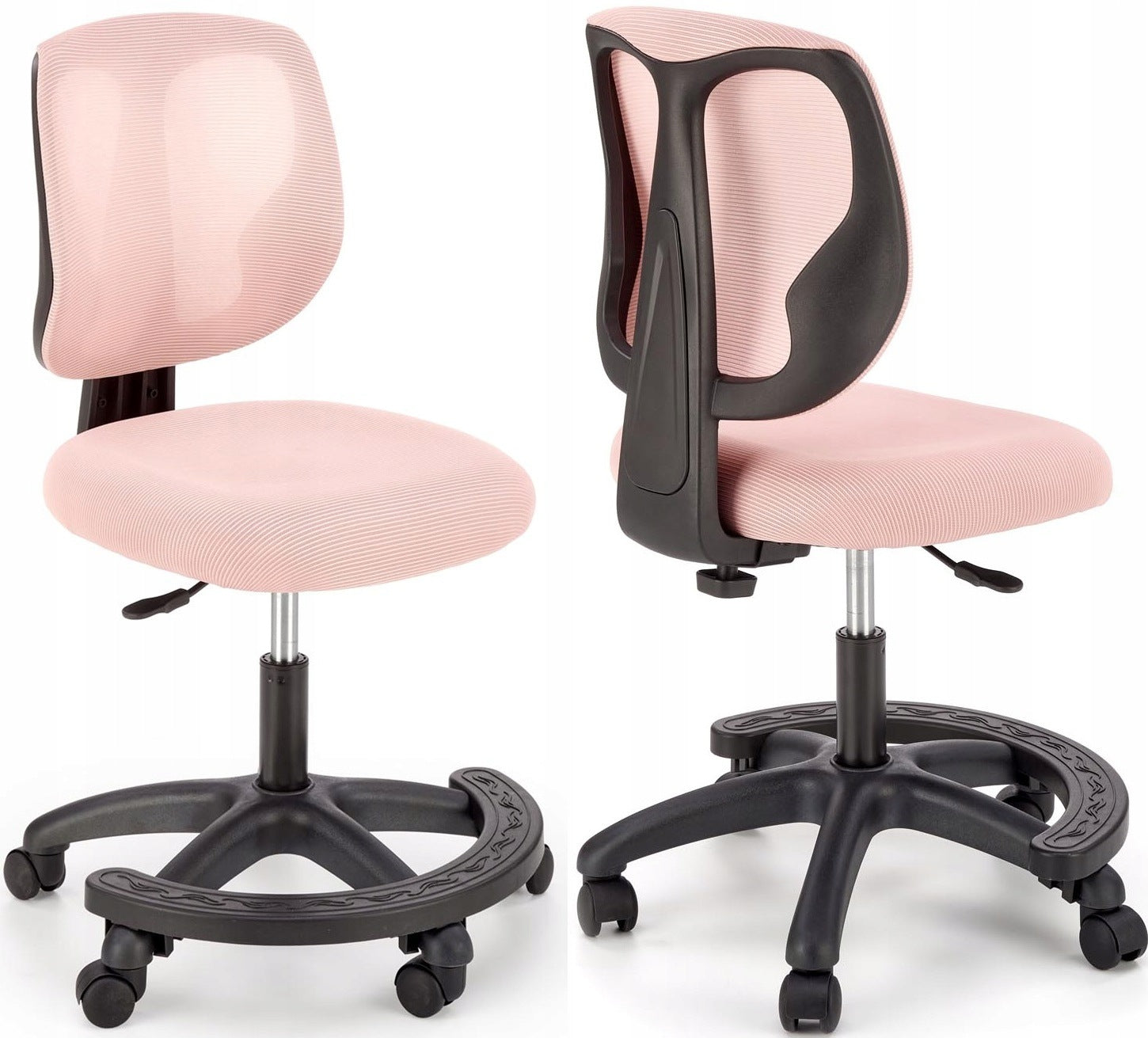 NANI Desk Chair Pink Swivel Adjustable Mesh Youth Chair Packaging status original