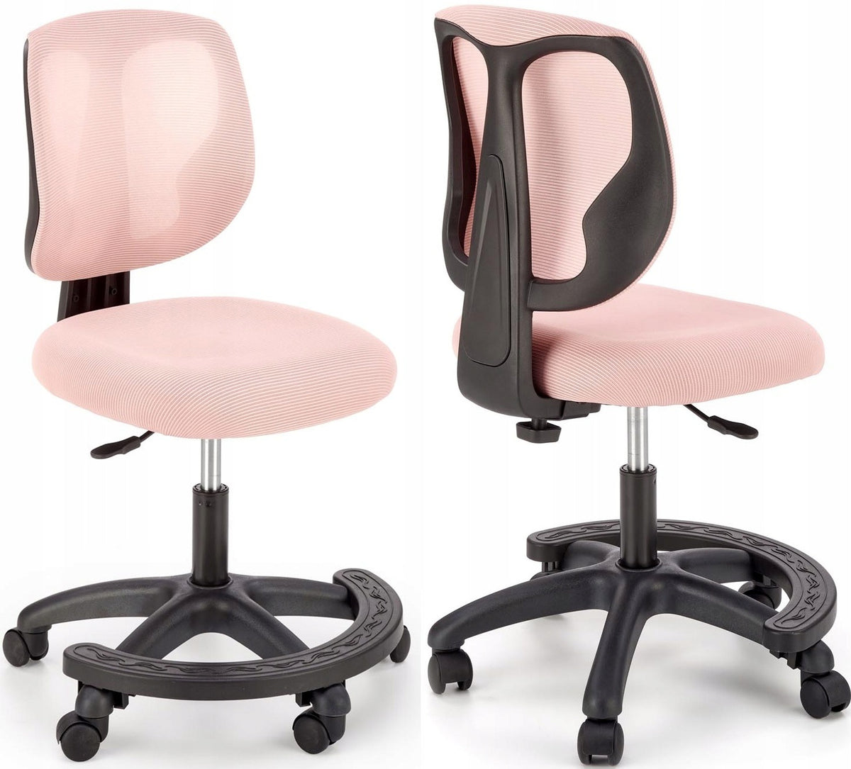 NANI Desk Chair Pink Swivel Adjustable Mesh Youth Chair Packaging status original