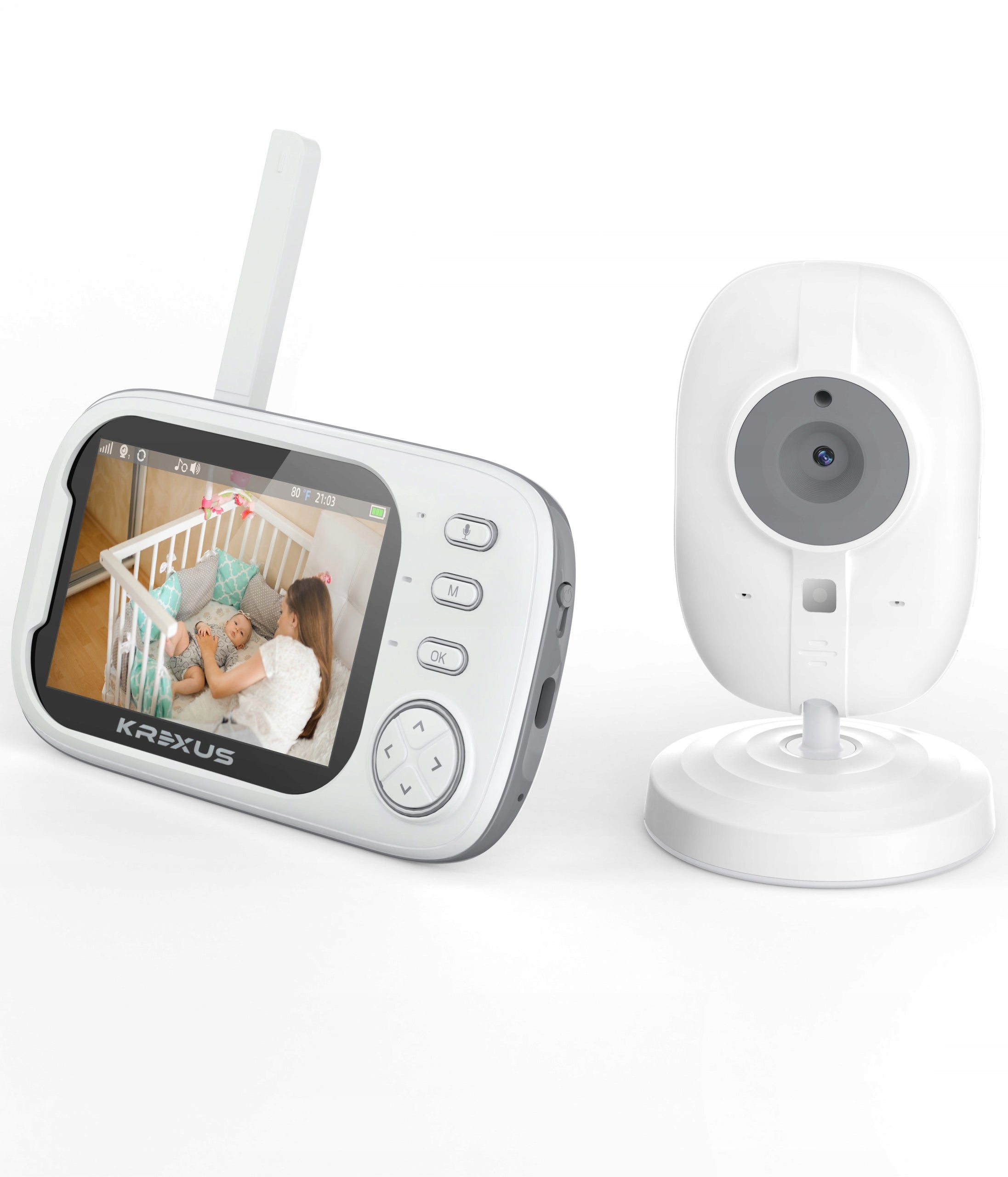 NANNY ELECTRONIC HD CAMERA NIGHT MODE 3.5 LCD 2.4GHZ KREXUS Kind electronic nanny