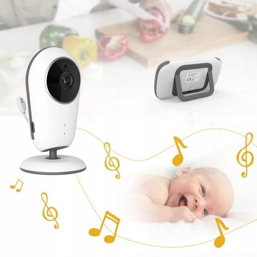 NANNY ELECTRONIC LIVE CAMERA 3.2" NIGHT MODE WITH MICROPHONE WITH HANDLE Packaging status original