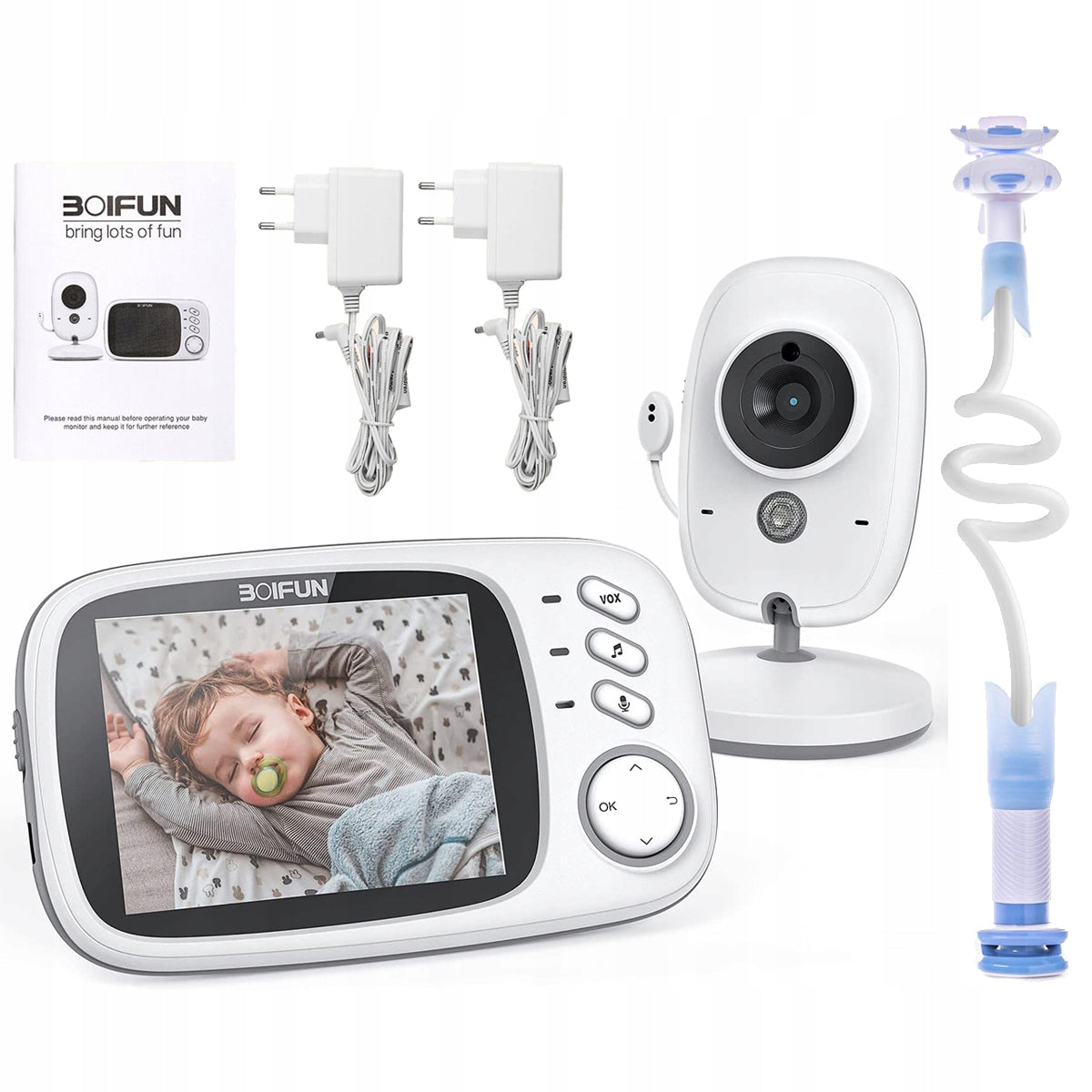 NANNY ELECTRONIC LIVE CAMERA LCD 3.2" VB603 + SWIVEL MOUNT