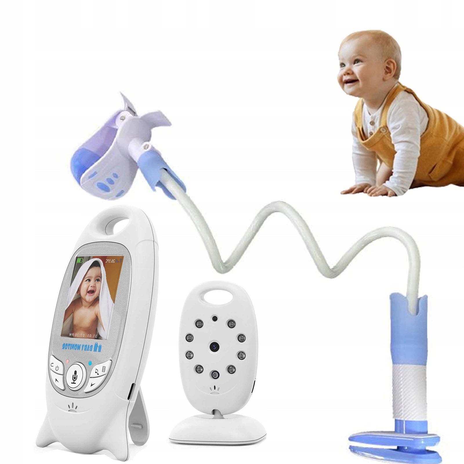 NANNY ELECTRONIC LIVE CAMERA LCD NIGHT MODE LCD SCREEN +HANDLE