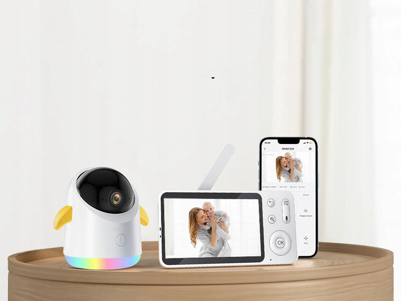 NANNY HOME WIFI CAMERA ROTATING WITH 32GB MEMORY CARD WITH CLIP HOLDER Packaging status original