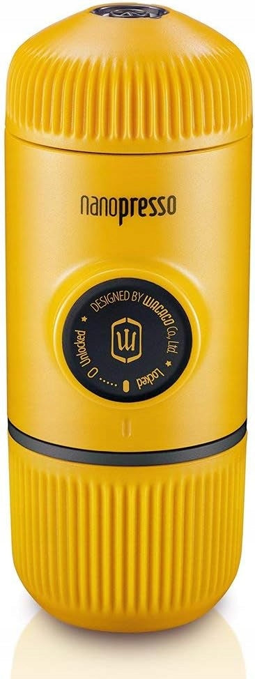 NANOPRESSO PORTABLE ESPRESSO MACHINE TRAVEL YELLOW UPGRADED VERSION