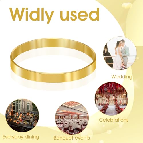 NAPKIN RINGS GOLD METAL BOHO CHRISTMAS 12 PIECES Manufacturer code Bez marki