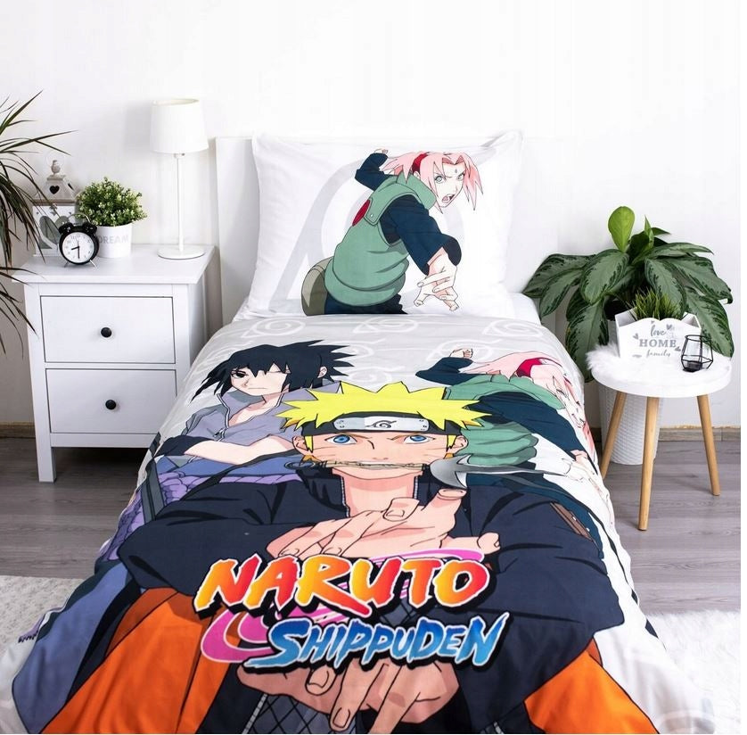 NARUTO SHIPPUDEN Cotton Bedding 140x200 Manufacturer code KOMPLET POŚCIELI NARUTO SHIPPUDEN
