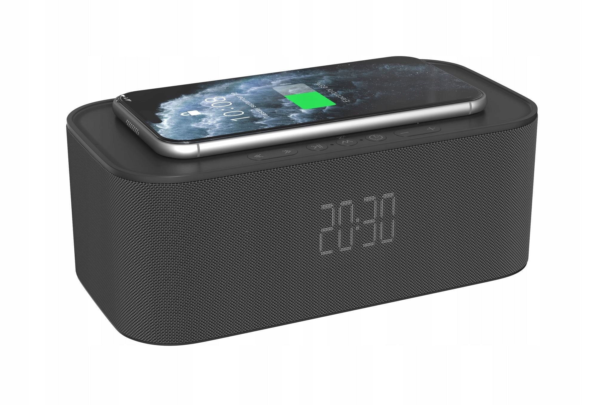 NASA SPC800 Bluetooth Speaker Wireless Charger Phone Clock Alarm Clock Packaging status original