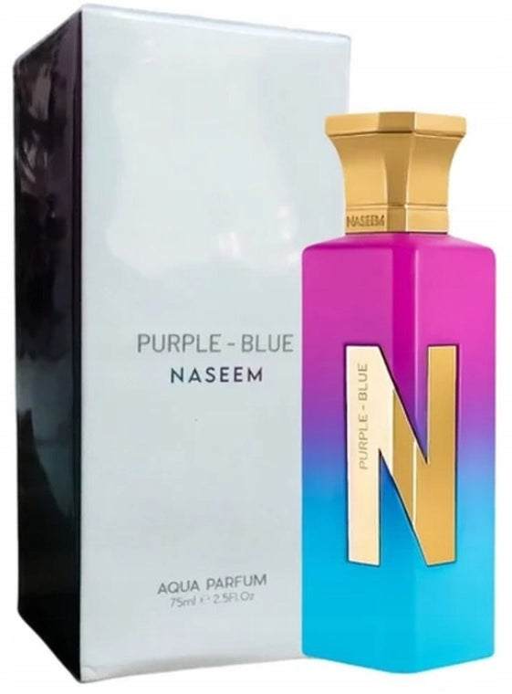 NASEEM PURPLE BLUE AQUA 75ML UNISEX EAU DE PARFUM FOR WOMEN
