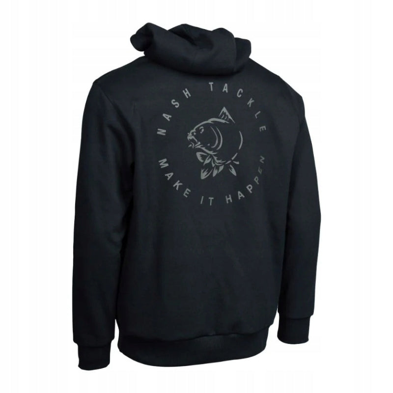 NASH Sweatshirt Make It Happen CARP LOGO HOODIE BLACK - size. XL Size XL