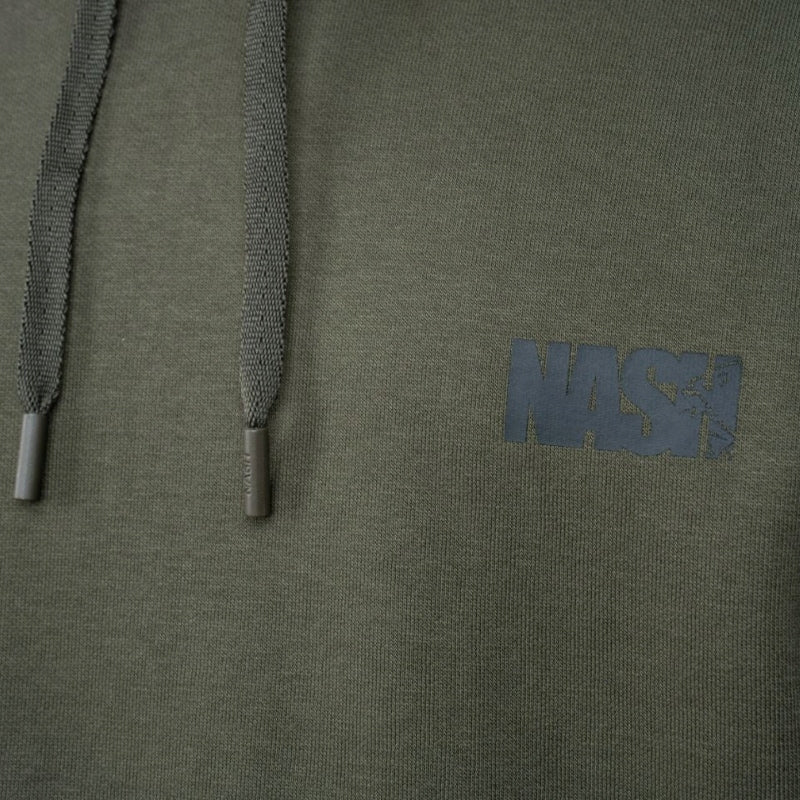 NASH Sweatshirt Make It Happen CARP LOGO HOODIE GREEN - size. XL Brand Nash