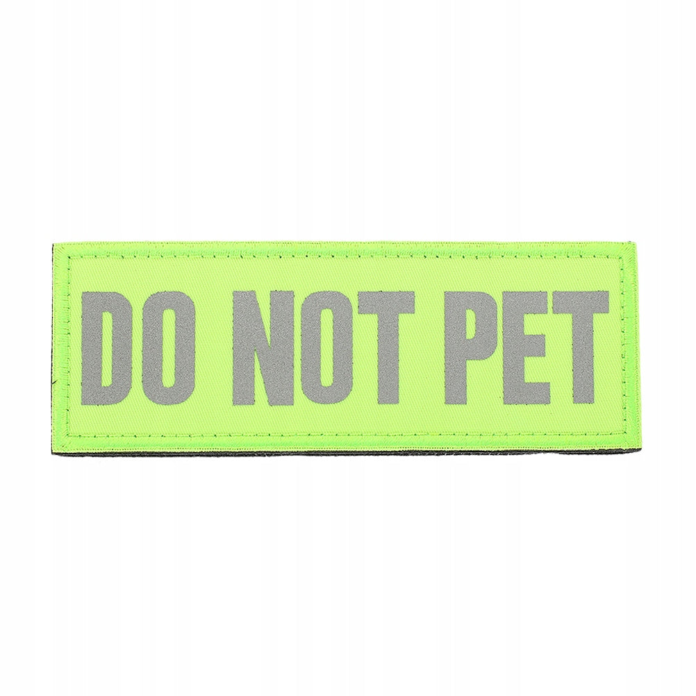 NASZYWKA DO NOT PET NA UPRZĄŻ PSA Z ODBLASKOWĄ POWŁOKĄ Manufacturer code 20916126
