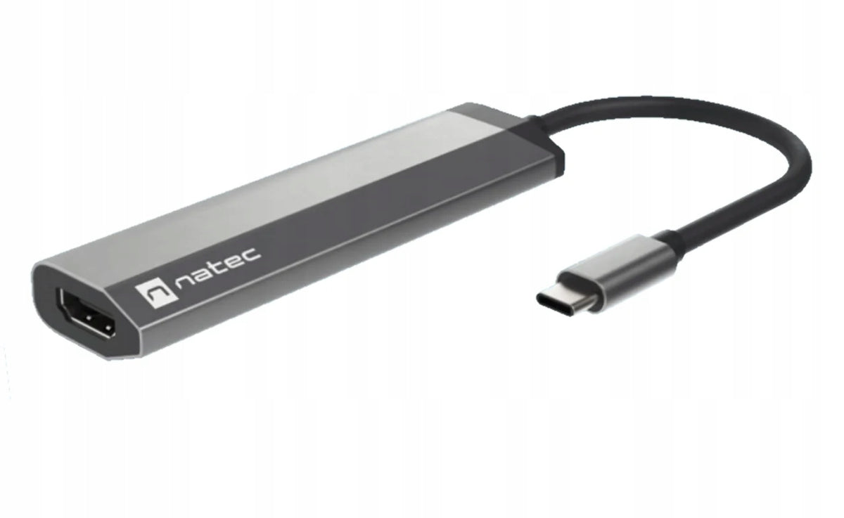 NATEC Fowler Slim Wired USB 3.2 Gen 1 (3.1 Gen 1) Type-C Black, ...