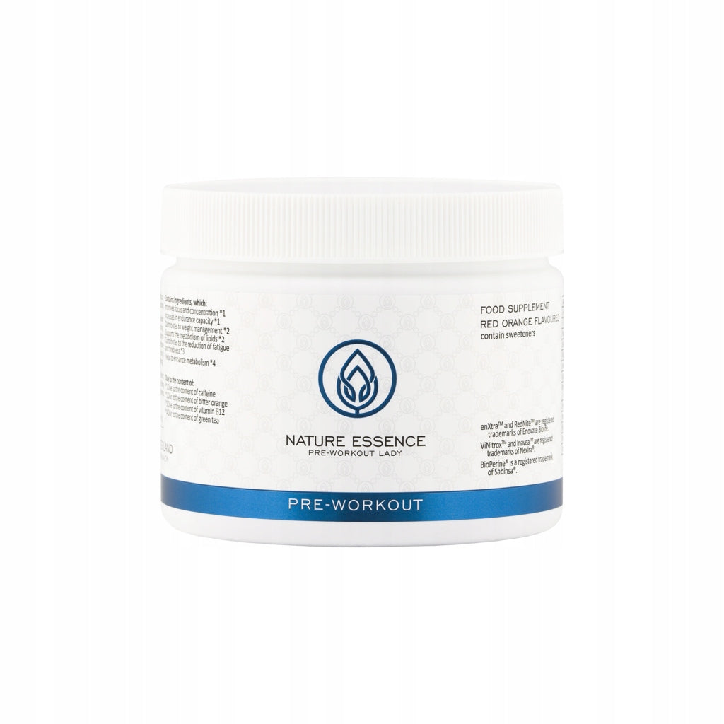 NATURAL CAFFEINE NATURE ESSENCE PRE-WORKOUT LADY ENERGY FAT BURNER EAN (GTIN) 5906076253355