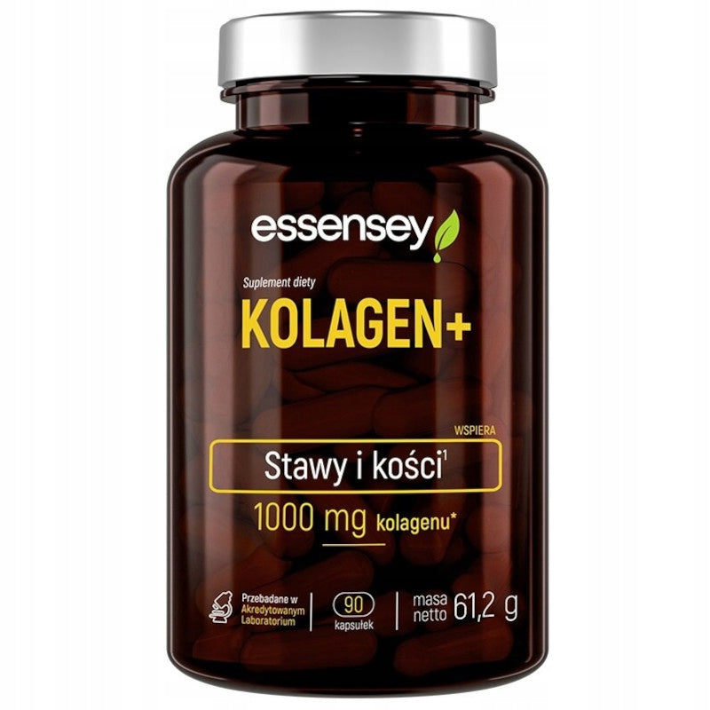 NATURAL COLLAGEN For Joints Bone Teeth Skin Capillaries + VITAMIN C 90 KAPS
