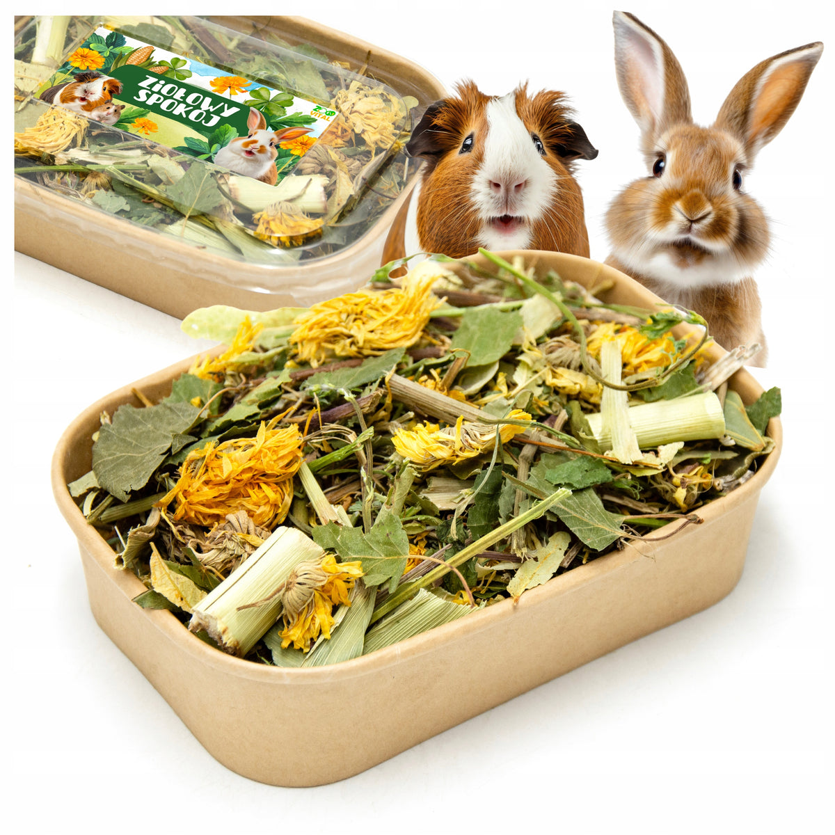 NATURAL DELICACIES FOOD HERBS MARIGOLD VITAMINS FOR PIG RABBIT