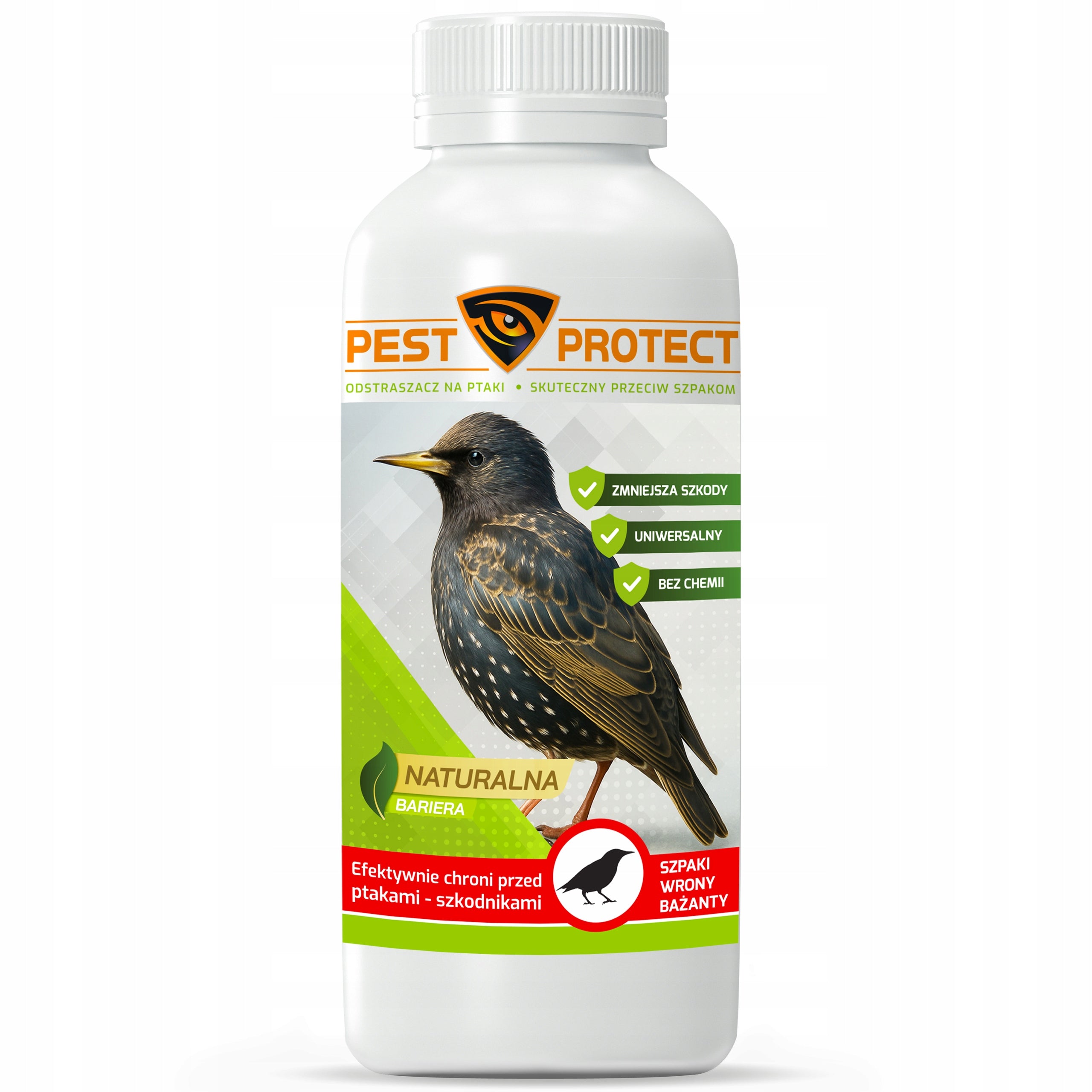 NATURAL DETERRENT FOR STARLINGS BIRDS LIQUID PEST PROTECT Brand PEST PROTECT