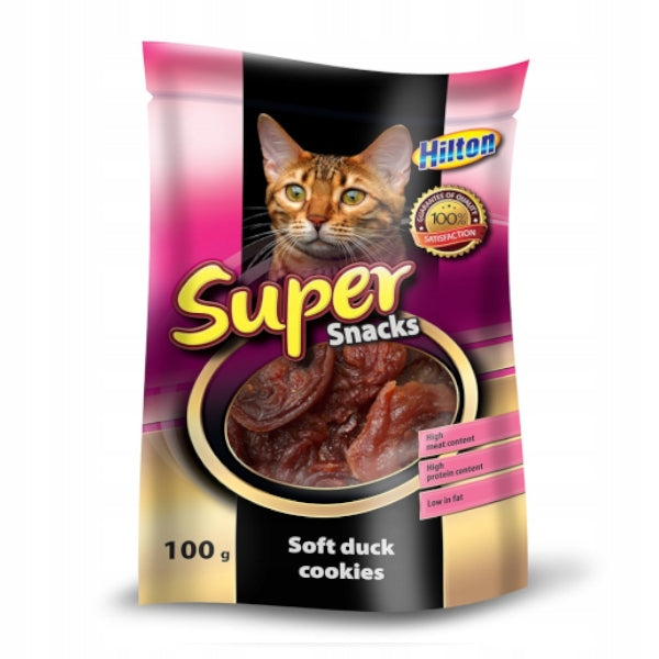 NATURAL DUCK COOKIES DELICACY SNACK TRAINERS FOR CAT SNAKI