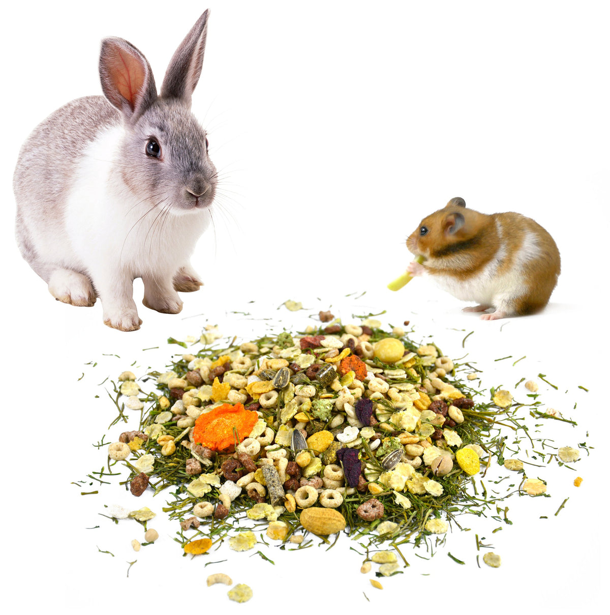 NATURAL FOOD FOR RABBIT GUINEA PIG HAMSTER RODENTS Brand Gryzek